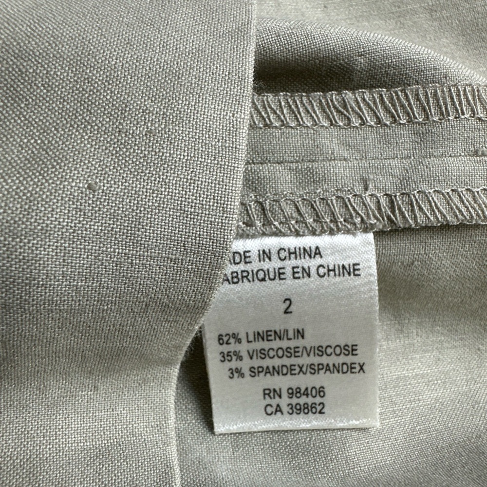 Theory Anderson Stretch linen Summer dress size 2 NWOT - Picture 9 of 10